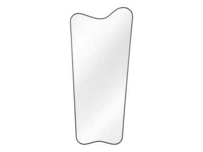 Floor mirror with aluminium frame - LUX NEGRO