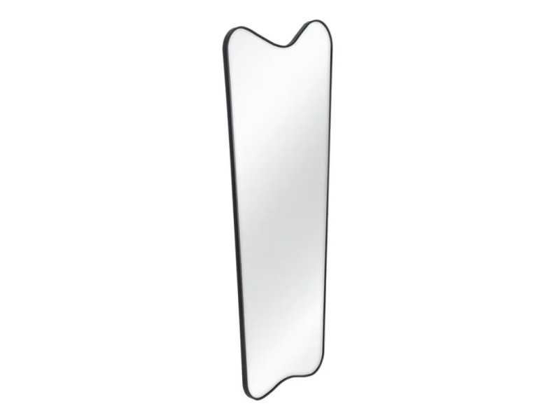 Miroir sur pied avec cadre en aluminium - LUX NEGRO