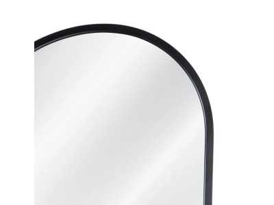 Miroir sur pied avec cadre en aluminium - LUX NEGRO