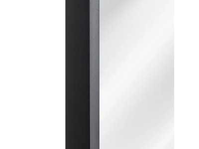 Floor mirror with aluminium frame - LUX NEGRO