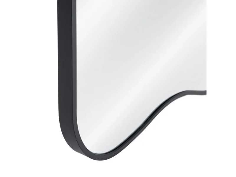 Miroir sur pied avec cadre en aluminium - LUX NEGRO