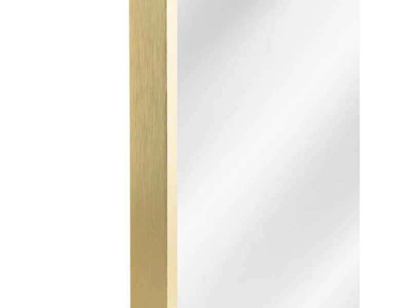 Espejo de pie con marco de aluminio - LUX ORO