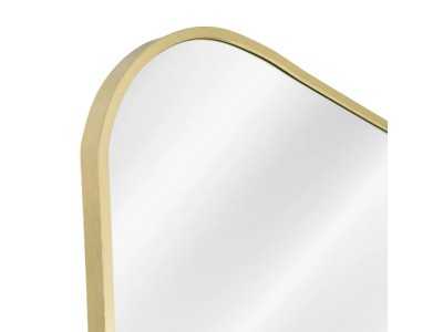 Floor mirror with aluminium frame - LUX ORO
