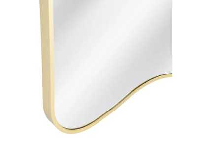 Floor mirror with aluminium frame - LUX ORO