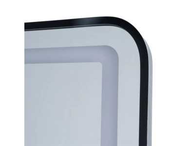 Dressing mirror with aluminium frame and LED light - CHARLOTTE