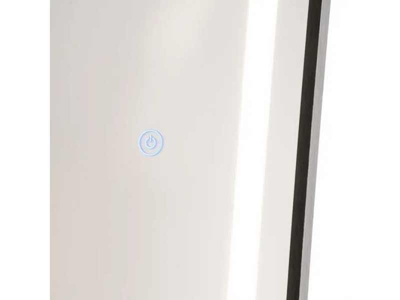 Miroir dressing avec cadre en aluminium et éclairage LED - CHARLOTTE