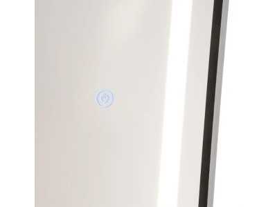 Dressing mirror with aluminium frame and LED light - CHARLOTTE