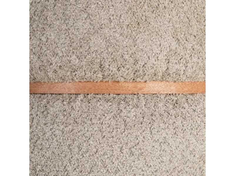 Pouf design tapissé - LUX TAUPE
