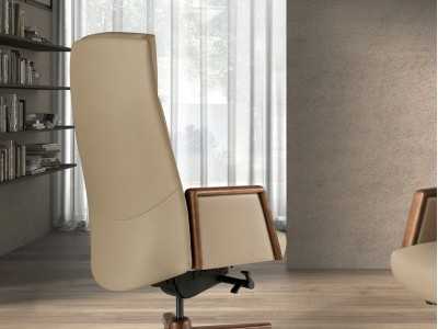 Sillón de oficina giratorio de diseño - PORTO VISÓN