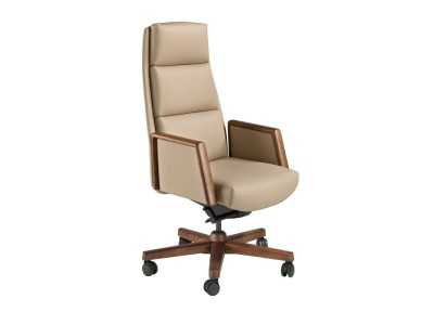 Designer swivel office chair - PORTO VISÓN