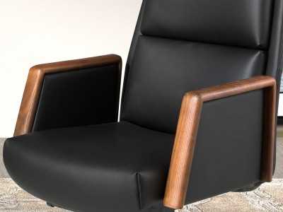 Designer swivel office chair - PORTO NEGRO