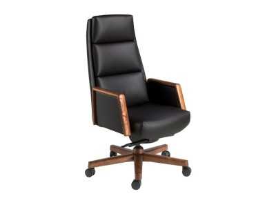 Designer swivel office chair - PORTO NEGRO