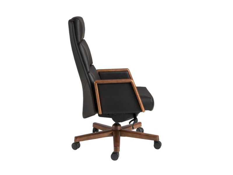 Designer swivel office chair - PORTO NEGRO