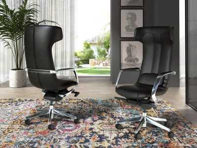 Fauteuil de bureau pivotant design - PARIS NEGRO