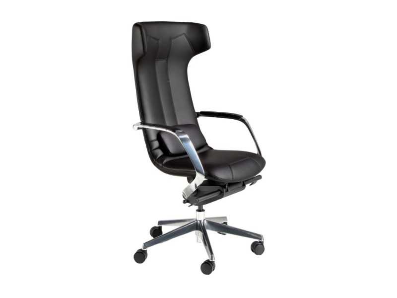 Designer swivel office chair - PARIS NEGRO