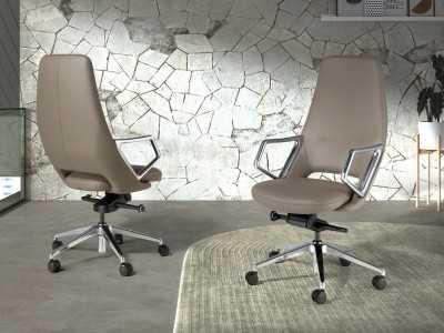 Designer swivel office chair - ABA GRIS