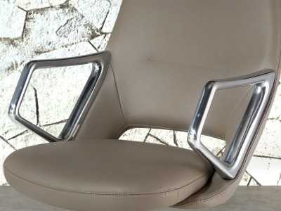 Designer swivel office chair - ABA GRIS
