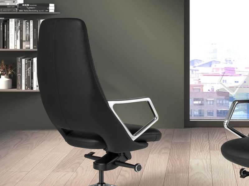 Designer swivel office chair - ABA NEGRO