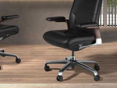 Designer swivel office chair - ABIGAIL NEGRO