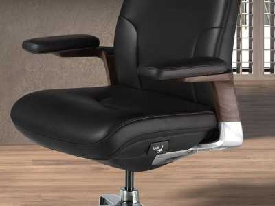 Designer swivel office chair - ABIGAIL NEGRO