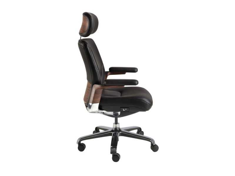 Fauteuil de bureau pivotant design - ABIGAIL NEGRO