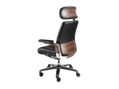 Designer swivel office chair - ABIGAIL NEGRO
