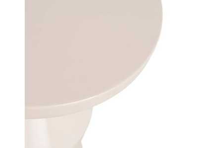 Table d'appoint laquée design - ALPHA CRÈME