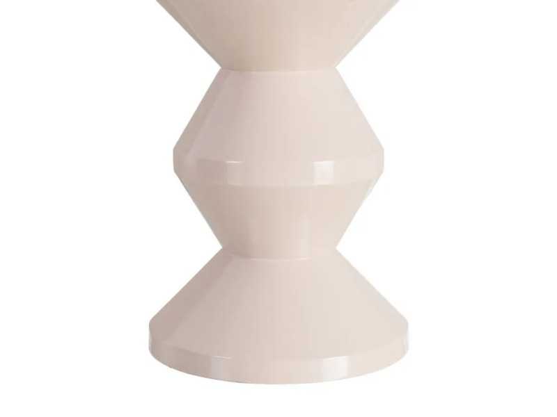 Table d'appoint laquée design - ALPHA CRÈME