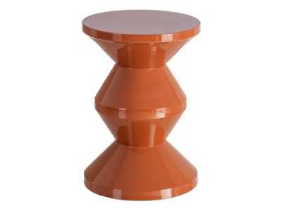 Mesa auxiliar lacada de diseño - ALPHA TERRACOTTA