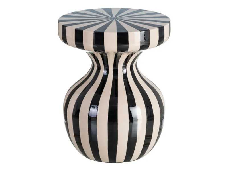 Mesa auxiliar lacada de diseño - BÊTA RAYÉ