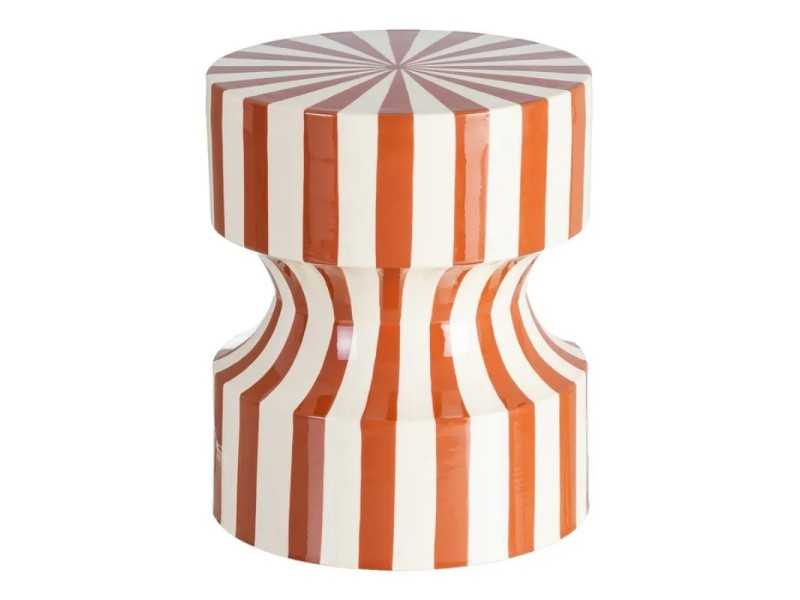 Lacquered designer side table - DELTA