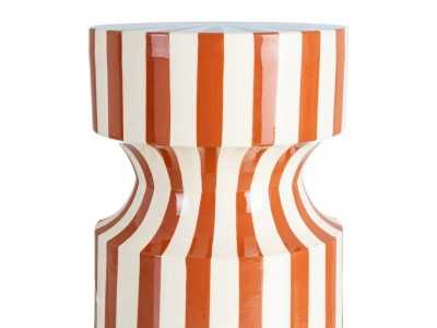 Lacquered designer side table - DELTA