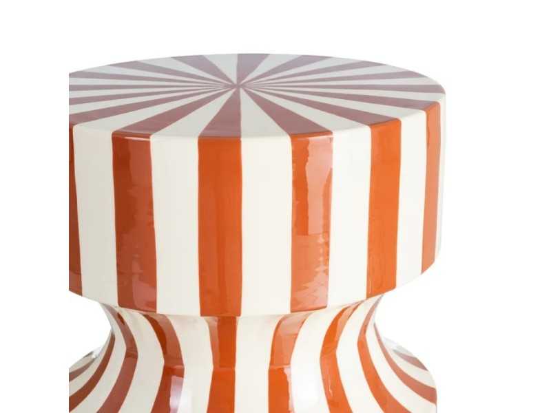 Lacquered designer side table - DELTA