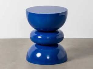 Table d'appoint laquée design - EPSILON BLEU