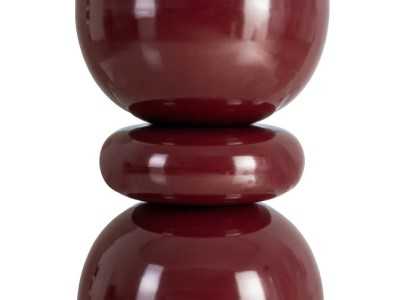 Lacquered designer side table - EPSILON BURDEOS