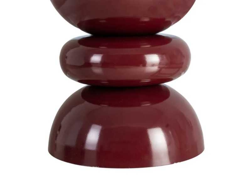 Lacquered designer side table - EPSILON BURDEOS