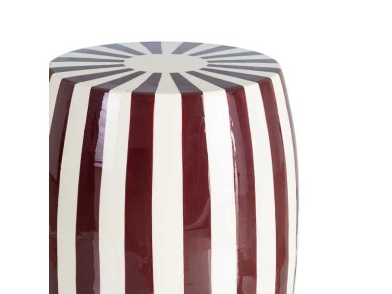 Lacquered designer side table - LAMBDA