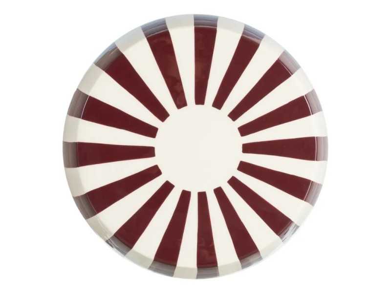 Lacquered designer side table - LAMBDA