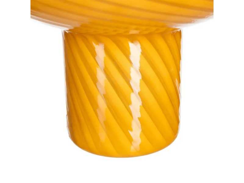 Lámpara de mesa de cristal - AA AMARILLO