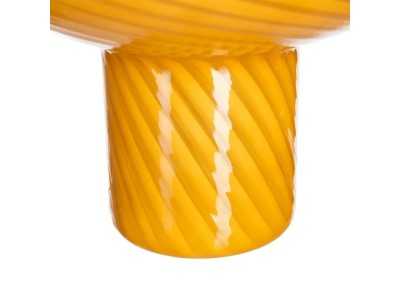 Lámpara de mesa de cristal - AA AMARILLO