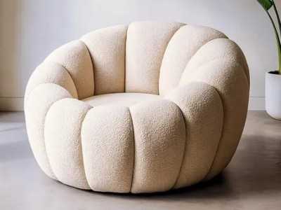 Fauteuil au design moderne - BULLES BEIGE