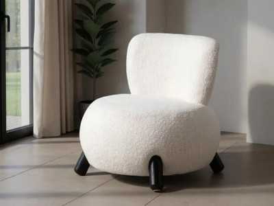 Fauteuil rembourré au design moderne - DOLMEN