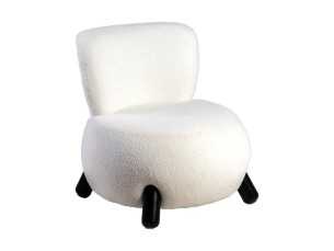 Modern design upholstered armchair - DOLMEN 2