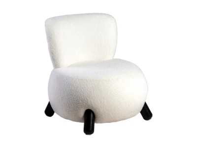 Modern design upholstered armchair - DOLMEN