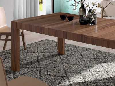 Mesa de comedor extensible de nogal - DAMME