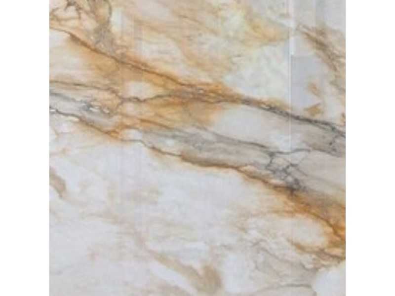 Mesa ovalada extensible con tapa mármol porcelánico y base en acero inoxidable - ABACO EXT