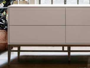 Buffet laqué avec structure en bois de noyer - ARAN 2