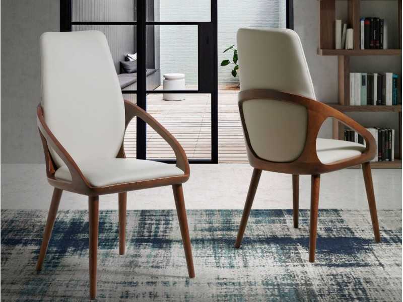 Designer chair in solid wood - ABBEY