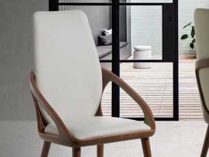 Chaise design en bois massif - ABBEY 2