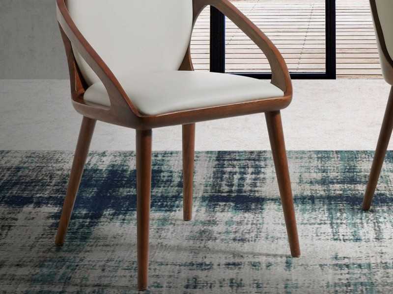 Chaise design en bois massif - ABBEY